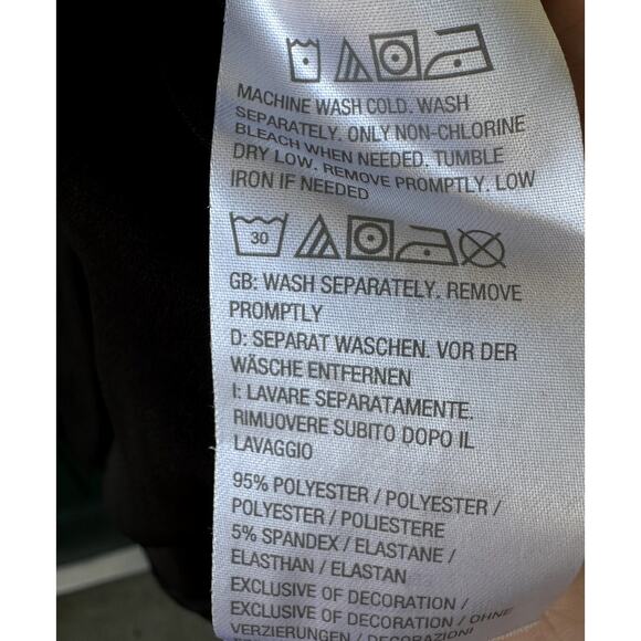 Dennis Basso Sz XL Black Knit Tie Front Relaxed Fit Tunic QVC Nautical Casual - Picture 7 of 7